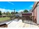 Wooden deck with railing at 534 Georgia Ave, Statesville, NC 28677