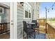Charming outdoor balcony with seating area, perfect for enjoying the fresh air and views at 9914 Ainslie Downs St, Charlotte, NC 28273