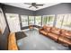 Bright sunroom offering ample natural light, and a comfortable seating area, perfect for relaxation at 1201 Robinhood Cir, Charlotte, NC 28227
