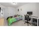 Gaming-themed bedroom with modern furniture, a work station and a bright, inviting feel at 1245 Pebble Grove Dr, Clover, SC 29710