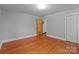 Cozy bedroom with hardwood floors, closet and neutral walls at 1315 Arbor Dr, Salisbury, NC 28144