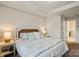 Bright bedroom features tray ceiling, cozy decor, and ample natural light at 1354 Galloway Rd, Charlotte, NC 28262