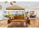 Spacious living room with open access to the kitchen and dining room at 13924 Island Dr, Huntersville, NC 28078
