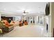 Large living room with fireplace, built-in shelving and lots of natural light at 1404 Churchill Downs Dr, Waxhaw, NC 28173