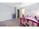' bedroom featuring a twin bed with character bedding, a dresser, and painted decor at 17309 Knoxwood Dr, Huntersville, NC 28078