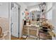 Bathroom featuring a retro-style vanity and plenty of storage at 175 Neita Dr, Salisbury, NC 28147