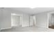 The bedroom features neutral paint, carpet flooring and multiple doorways leading to other rooms at 2017 Embassy Ct # 51, Charlotte, NC 28213