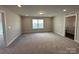 Spacious bonus room with neutral carpet and recessed lighting at 2017 Embassy Ct # 51, Charlotte, NC 28213