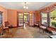 Cozy living room with classic wood trim and detailed French doors at 203 Ackert Ave, Salisbury, NC 28144