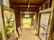 A view from inside a home's unfinished covered porch at 204 Lloyd St, Salisbury, NC 28144