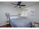 Bedroom with ceiling fan, neutral color scheme, and comfortable furnishings at 2066 Marquesas Ave, Fort Mill, SC 29708