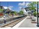 Train station with modern architecture, offering a convenient transportation option for commuters with clear signage at 2094 Euclid Ave, Charlotte, NC 28203