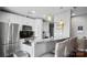 Modern kitchen with stainless steel appliances and granite countertops at 210 N Church St # 3507, Charlotte, NC 28202