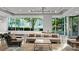 Comfortable lounge area with ample seating, large windows, and a view at 210 N Church St # 3507, Charlotte, NC 28202