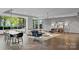 Comfortable lounge area with ample seating, large windows, and a modern design at 210 N Church St # 3507, Charlotte, NC 28202