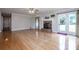 Bright living room with access to the backyard through glass paneled doors at 2811 Saint James Church Rd, Denver, NC 28037
