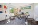 Bright home office with modern desk, chair, and natural light at 3103 Lauren Glen Rd, Charlotte, NC 28226