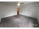 Spacious bedroom with a ceiling fan, and double closets at 405 N Wilson St # 101, Rock Hill, SC 29730