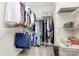 Walk-in closet with shelving, hanging racks, and ample space for organizing clothing at 4086 Buckingham Dr, Fort Mill, SC 29707