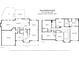 Detailed floor plan showcasing the home's layout with spacious living areas, bedrooms, and kitchen at 4086 Buckingham Dr, Fort Mill, SC 29707