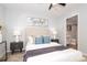 Bright bedroom leading to an ensuite bathroom with modern decor at 501 Olmsted Park Pl # N, Charlotte, NC 28203