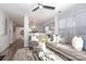 Bright living room featuring neutral tones, stylish furnishings, and open kitchen access at 501 Olmsted Park Pl # N, Charlotte, NC 28203