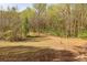 Large backyard with mature trees, perfect for outdoor activities and enjoying nature at 5127 Fernhill Dr, Charlotte, NC 28217