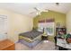 Bedroom featuring a ceiling fan and natural light at 6615 Wickville Dr, Charlotte, NC 28215
