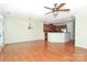 Spacious living room flowing into the kitchen area at 729 Naramore St, Davidson, NC 28036