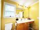 Bathroom with a tub/shower combo, vanity and a large mirror at 7928 Ponderosa Pine Ln, Charlotte, NC 28215