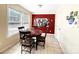 Bright breakfast nook with a round table, seating for four, and natural light from a nearby window at 7928 Ponderosa Pine Ln, Charlotte, NC 28215