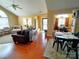 Inviting living room showcasing hardwood floors, natural light, and open floor plan at 811 Wynnshire Dr # A, Hickory, NC 28601