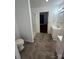 Well-maintained bathroom featuring a walk-in shower and vanity sink at 818 N 4Th St, Albemarle, NC 28001