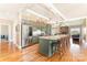 Spacious kitchen with large island, stainless steel appliances, and ample counter space at 1151 Trull Hinson Rd, Wingate, NC 28174