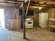 Rustic interior featuring wooden construction, vintage appliances, and unique design details, adding character to the property at 13079 Philadelphia Church Rd, Oakboro, NC 28129