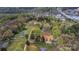 An aerial view shows the property's location with surrounding trees, and a nearby river at 132 Riverview Acres Ln, Taylorsville, NC 28681