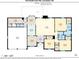 Detailed floor plan showcasing the layout of the 1997 square foot home with four bedrooms and three bathrooms at 1478 Smith Farm Rd, Lincolnton, NC 28092