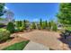 Landscaped community park with benches and green space at 14917 Dewpoint Pl, Huntersville, NC 28078