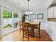 Well-lit dining area with access to patio at 15643 Canmore St, Charlotte, NC 28277
