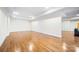 Spacious basement with recessed lighting and hardwood flooring, ready to be customized at 210 Dexter Ave, Kannapolis, NC 28081