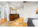Spacious bathroom with dual vanities, granite countertops, and tile flooring at 210 Dexter Ave, Kannapolis, NC 28081