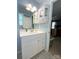 This bathroom features a sleek vanity with excellent storage at 217 Windsor Dr, Shelby, NC 28150