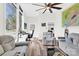 Inviting living room filled with natural light, comfortable seating and home office at 403 Greenbriar S Rd, Statesville, NC 28625