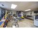 Spacious unfinished basement with concrete floor, shelving, storage, and potential for customization at 405 Downing Dr, Kings Mountain, NC 28086