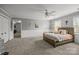 Spacious bedroom with neutral walls and carpeting featuring an attached flex space at 405 Downing Dr, Kings Mountain, NC 28086