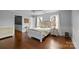 Cozy bedroom with hardwood floors and light blue walls at 405 Downing Dr, Kings Mountain, NC 28086