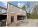 Exterior showing the garage, an apartment over garage and an additional entrance door at 405 Downing Dr, Kings Mountain, NC 28086