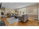 Bright and spacious living room featuring hardwood floors and recessed lighting at 405 Downing Dr, Kings Mountain, NC 28086