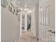 Hallway view of neutral decor, with doors leading to other rooms and decorated with wall hangings at 4517 Sabin St, Rock Hill, SC 29732