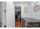 Pass through laundry room features modern washer/dryer, wash basin, storage, and closet access at 4637 Gold Finch Dr, Denver, NC 28037